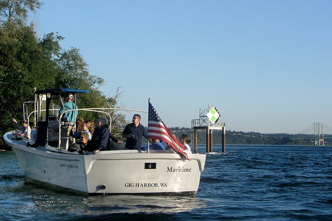 2 Hour Guided Boat Tour in Gig Harbor and Narrows Bridges - Salmon Beach Road and the stilt-community world of pilings
