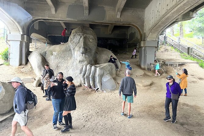 Boeing Factory Tour & Seattle City Tours Combo - Fremont Troll, a Lenin statue pass-by, and why neighborhood stops matter