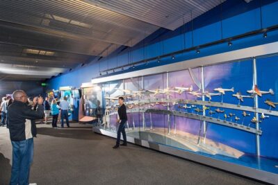 Boeing Factory Tour with Private Group Transport from Seattle - Future of Flight Center: interactive time before the assembly floor