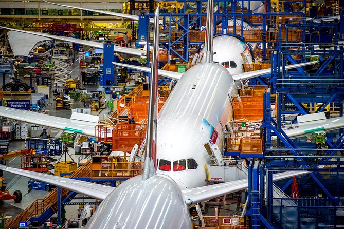 Boeing Factory Tour with Private Group Transport from Seattle - Price and value: $1,506.67 per group (up to 7)