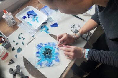 Break It and Make It: A Glass Fusing Session in Everett - Materials and tools: you’re set up to succeed