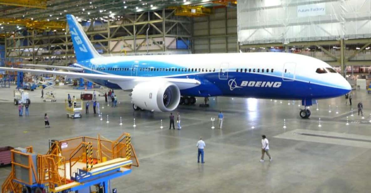 From Seattle: Boeing Factory and Future of Flight Tour - Inside the Boeing Factory: Watching 747, 777, and 787 Progress