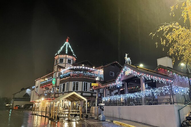 Leavenworth Christmas Lights Tour from Seattle - Gold Bar Bigfoot stop: fun, silly, and very photo-friendly