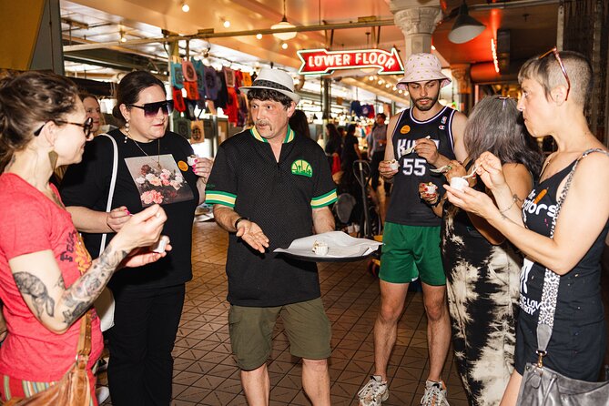 Meet the Market- Food and Fun tour in Pike Place Market - The final food stops: tacos, a movie-lunch setting, and cherries