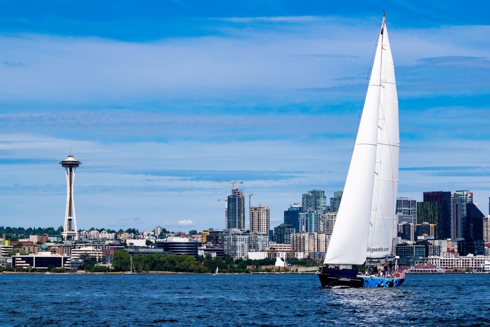 Seattle: 1.5 Hour Sailing Cruise - The Route: Downtown Skyline, West Seattle, Bainbridge Island, and the Mountain Lines