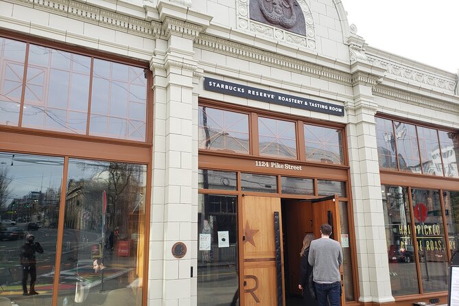 Seattle Coffee Crawl-Small Group Tour - First stop at the Jimi Hendrix statue: photo moment plus instant Seattle vibe