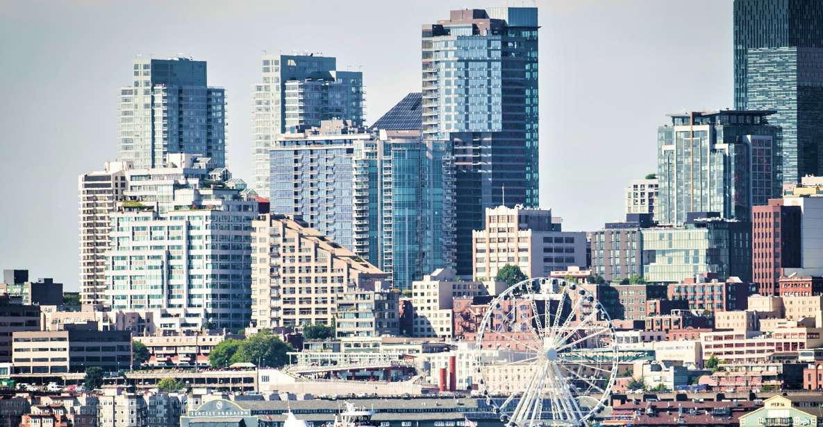 Seattle: Guided Harbor Cruise - Seattle skyline from Pier 55: the fast way to get your bearings