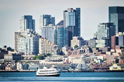Seattle Land and Sea Tour Experience - MoPOP to Amazon Spheres: start with the skyline brain-on