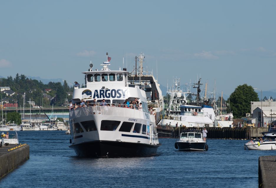 Seattle: Locks Cruise with Live Narration - The Route in Plain English: Elliott Bay to Lake Union, One Way
