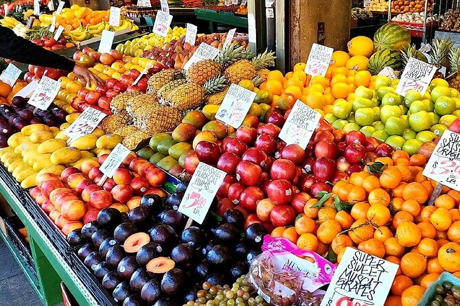Seattle Pike Market Food Tour with 8 Authentic & Local Tastings - Stop 3 at Sosio’s fruit and produce: the sweet side of the market