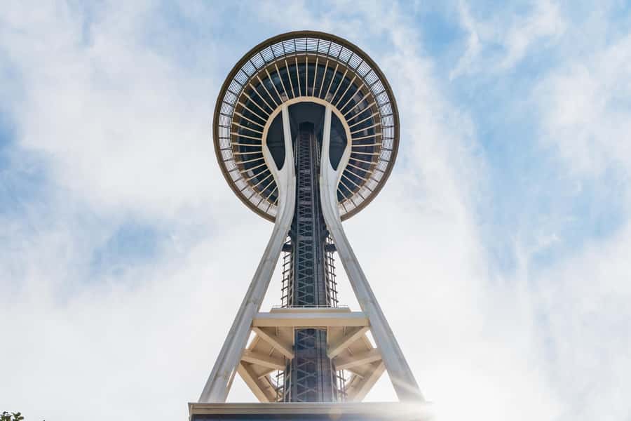 Seattle: Space Needle & Chihuly Garden and Glass Ticket - The Loupe revolving glass floor and outdoor deck thrills