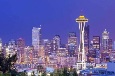 Seattle Space Needle Skyline App Guided Tour - What you get: mobile ticket, audio stories, and AR on the observation deck