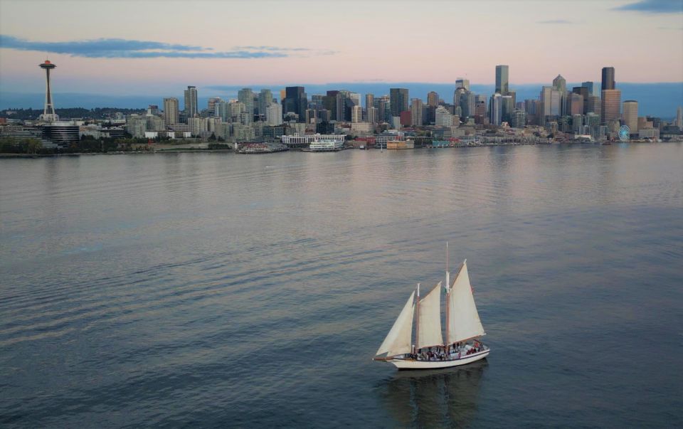 Seattle: Tall Sailboat Sunset Harbor Cruise - Meeting Bay Lady at Bell Harbor Marina on Pier 66