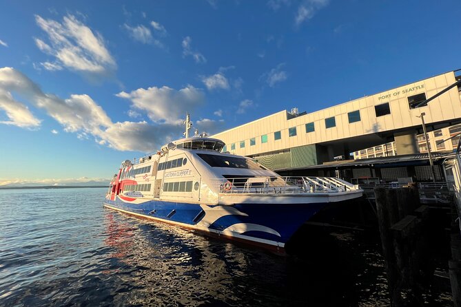 Seattle, WA to Victoria, BC High-Speed Passenger Ferry: ONE-WAY - Duty-free shopping and onboard food: how to plan without overspending