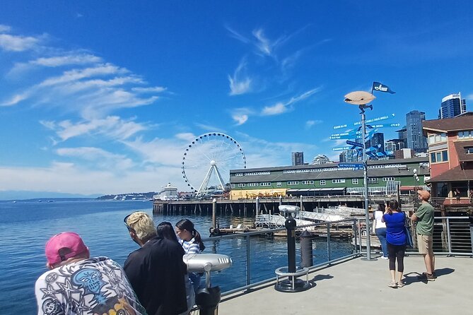 Seattle Waterfront Electric Scooter Tour with Great Wheel - Pier 91 and the skyline-meets-cruise-terminal vibe
