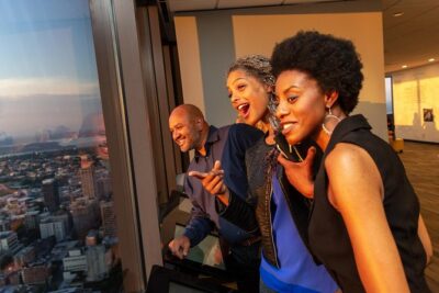 Sky View Observatory at the Columbia Center Admission Tickets - Climb 73 Floors in 70 Seconds: The elevator ride sets the mood