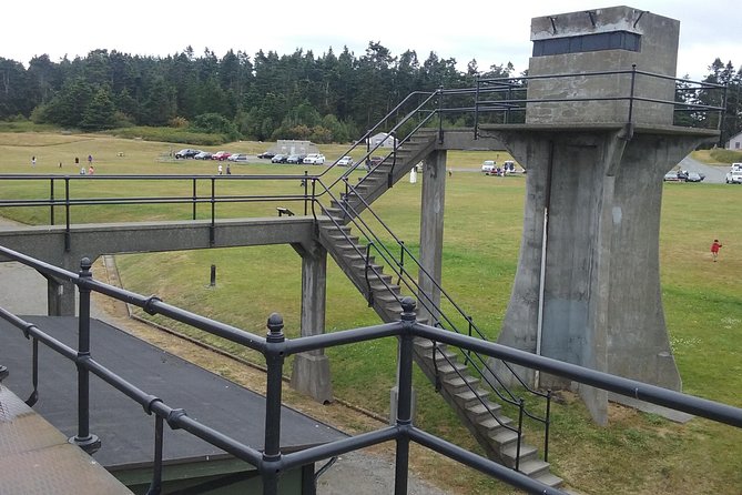 Whidbey Island Deception Pass Private SUV Tour - Stop 4: Coupeville Wharf—oldest pier on Puget Sound and a gray whale skeleton